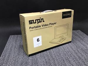 lot 6 image: Sunpin Portable Video Player Swivel Screen & Rechargable Battery Blue