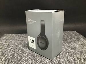 lot 15 image: BOLTUNE Active Noise Cancelling Wireless Headphones BlueTooth BlackGrey Sport