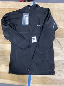 lot 93 image: CORESKIN Inc. Rash-guard For Water - Mens Long Sleeve Shirt Size Large, Black