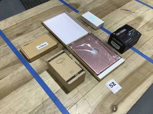lot 52 image: Electronics Mixed Lot-Powe Bank External Power Source, Wireless Laser Barcode Scanner, H706 Fitness Tracker, Automobile Black Box Car Camera
