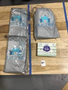 lot 64 image: Mixed Lot of 4- (X3) Gape Of Mine Baby Diaper Caddy, Balt 6 Pack Bamboo Wash Cloths