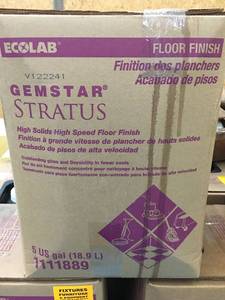 Ecolab Gemstar Stratus Floor Finish