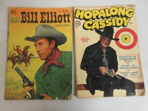 lot 407 image: HOPALONG CASSIDY AND WILD BILL ELLIOTT COMICS