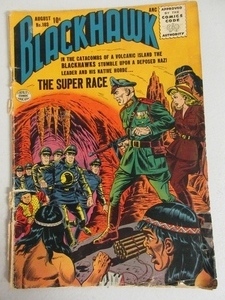 lot 417 image: BLACKHAWK THE SUPER RACE BY COMIC FAVORITES 1956