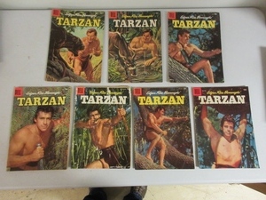 lot 420 image: TARZAN BY DELL PUBLICATIONS 7 ISSUES FROM 1956