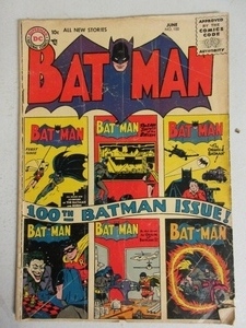 lot 439 image: DC COMICS BATMAN JUNE NO. 100