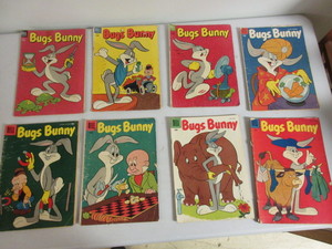 lot 452 image: DELL COMICS BUGS BUNNY EIGHT ISSUES 1953-1956