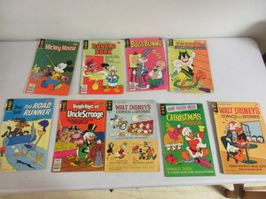 lot 455 image: GOLD KEY COMICS, VARIETY OF CHARACTERS, NINE ISSUES