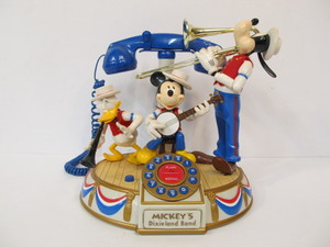 lot 63 image: Disney MICKEY MOUSE Dixieland Band Telephone
