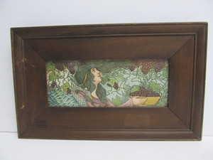 lot 18 image: Small Antique Framed Art Nouveau Print