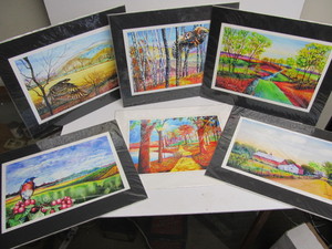 lot 115 image: Lot of 7 Hand Signed & Numbered Prints by Russell Dittmar