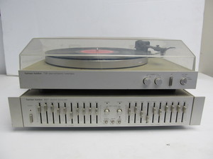lot 126 image: Vintage HARMON KARDON Graphic Equalizer & Turntable