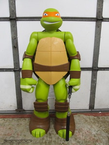lot 143 image: LARGE 48 Teenage Mutant Ninja Turtles Michelangelo 