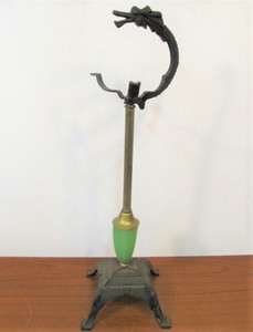 lot 193 image: Antique Smoking Stand wDragon Handle
