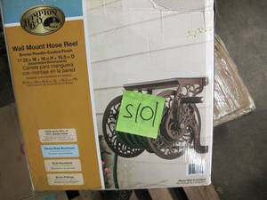 lot S101 image: Hampton Bay Wall-Mounted Hose Reel