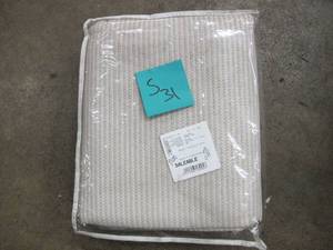 lot S31 image: Coolaroo Ready-To-Hang Shade Sail with Ropes 13 x 7 - Pebble