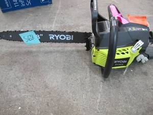 lot S68 image: RYOBI 18 in. 38cc 2-Cycle Gas Chainsaw