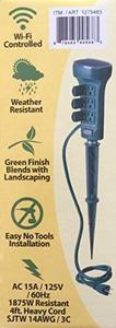 lot S72 image: Wi-Fi Smart Home Outdoor Power Stake (6 outlets) Compatible with Alexa