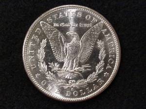 lot 14 image: 1881 S MS62 Morgan Silver Dollar...