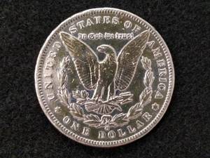 lot 27 image: 1890 O Morgan Silver Dollar...