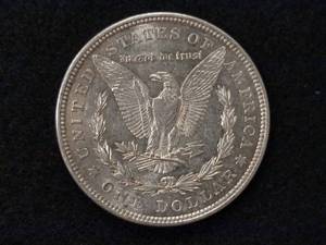 lot 43 image: 1921 D Morgan Silver Dollar...