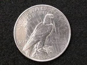 lot 79 image: 1927 D Peace Silver Dollar...