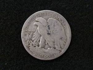 lot 87 image: 1935 D Walking Liberty Silver Half ...