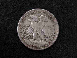 lot 91 image: 1938 Walking Liberty Silver Half Do...