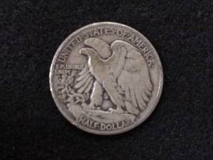 lot 93 image: 1940 Walking Liberty Silver Half Do...