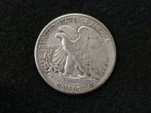 lot 95 image: 1941 Walking Liberty Silver Half Do...