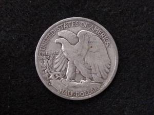 lot 100 image: 1942 S Walking Liberty Silver Half ...