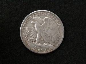 lot 105 image: 1944 D Walking Liberty Silver Half ...