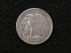 lot 109 image: 1946 D Walking Liberty Silver Half ...