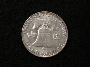 lot 118 image: 1959 D Franklin Silver Half Dollar...
