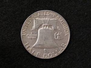 lot 122 image: 1963 D Franklin Silver Half Dollar...