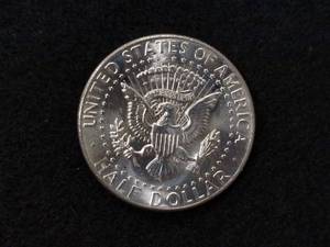 lot 123 image: 1964 AU Kennedy Silver Half Dollar...