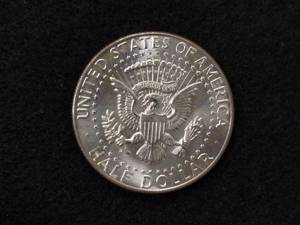 lot 126 image: 1964 D AU Kennedy Silver Half Dolla...