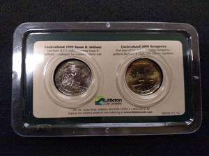 lot 145 image: 1999 & 2000 Uncirculated Dollars...