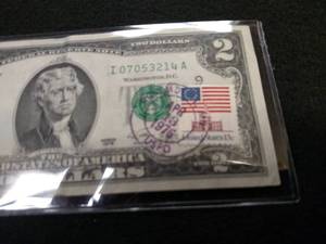 lot 160 image: 1976 Two Dollar Note 1st Day of Iss...