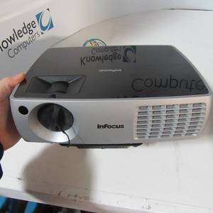 lot 10 image: InFocus TVComputer Projector w ceiling mount PN IN3106
