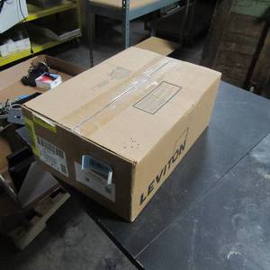 lot 28 image: New Leviton locking fiber optic patch panel