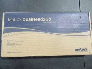 lot 39 image: Matronx DualHead2Go New