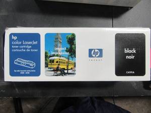 lot 46 image: HP Color LaserJet HP Toner C4191A Black New
