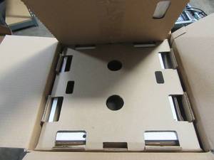 lot 52 image: New Metal Cabinet 14x14x4 deep -White