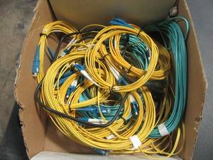 lot 70 image: Box of Misc Fiber Cables
