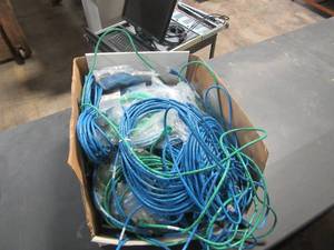 lot 76 image: Large Box full of eithernet cables