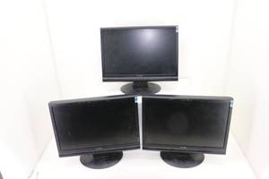 (3) Envision G19LWK VGADVI Monitors