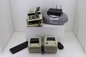 Box of CalculatorsPrintersMisc