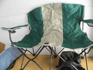 lot 26 image: Single and Double Seat Camping Chairs