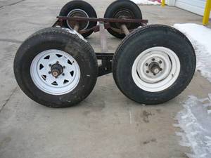 Trailer AxelsSprings - Tires Frame Section